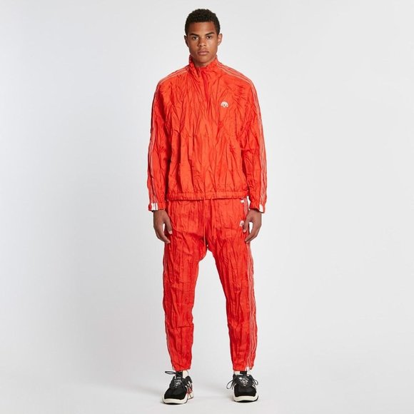 Adidas By Alexander Wang Windbreaker Track Pant Red DP1052 Men Size XL - NWT - Picture 1 of 9